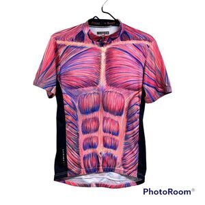 Primal Wear Mens Bike Cycling Riding Jersey Muscle Jesse The Body Sz M RARE